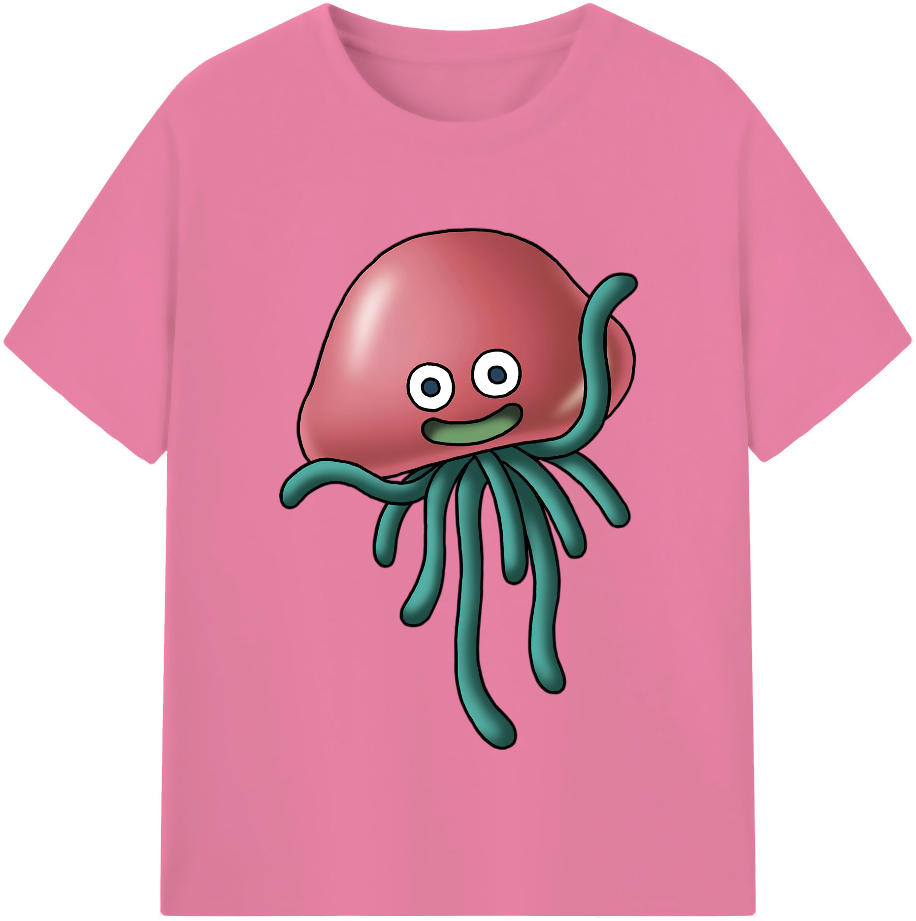 （画像用） ドラゴンクエスト Doragon Kuesuto Dragon Quest 綿100％半袖Tシャツ（フロントプリント）